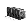 Taśma Dymo 45803 D1 19 mm x 7 m biała/czarny nadruk Pakiet 5 sztuk