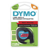 Taśma Dymo S0721630 Letratag 12mm x 4m czerwona plastikowa