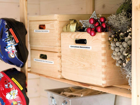 Taśma Dymo S0721510 Letratag 12mm x 4m biała papierowa