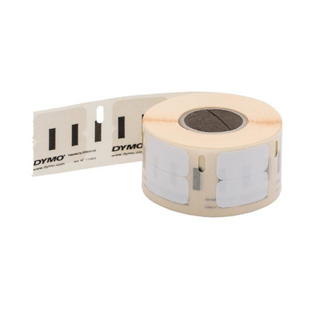 Etykiety Dymo 11353 13mm x 25mm białe papierowe S0722530 Pakiet 6 sztuk