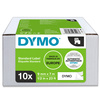 Taśma D1 - 9 mm x 7 m, czarny / biały - VALUE PACK 10 szt. 2093096