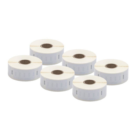 Etykiety Dymo 11352 25mm x 54mm białe papierowe S0722520 Pakiet 6 sztuk