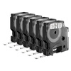 Taśma Dymo 40913 D1 9 mm x 7 m biała/czarny nadruk Pakiet 6 sztuk