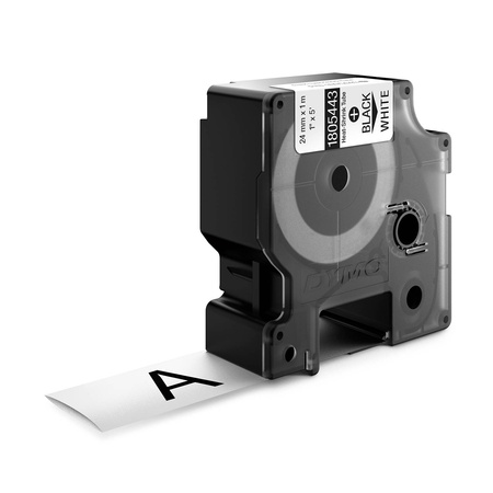 Rurka Termokurczliwa Dymo 1805443 24mm x 1.5m biała/czarny nadruk