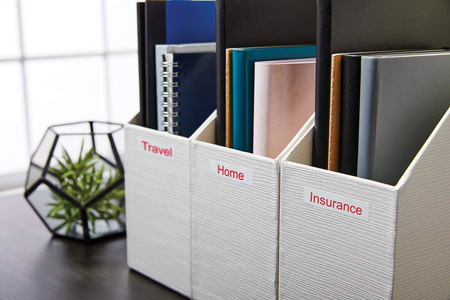 Taśma Dymo 45015 D1 12mm x 7m biała/czerwony nadruk S0720550