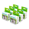 Etykiety Dymo 11353 13mm x 25mm białe papierowe S0722530 Pakiet 6 sztuk