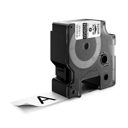 Taśma Dymo 1734524 24mm x 3.5m biała/czarny nadruk nylonowa