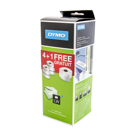 Pakiet 4x Dymo Etykieta 99012 + Etykieta 1x 11355 1921701