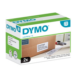 Mega Rolki Etykiet Dymo 102mm x 59mm białe papierowe (Dla modelu 4XL) S0947420 2 x 575