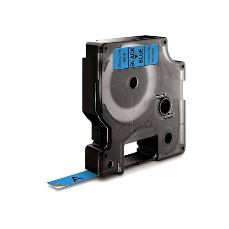 Taśma Dymo 40916 D1 9mm x 7m niebieska/czarny nadruk