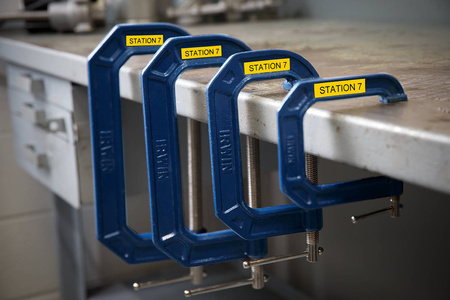 Taśma XTL 54mm x 7m żółta/czarny nadruk winylowa trwała 1868775