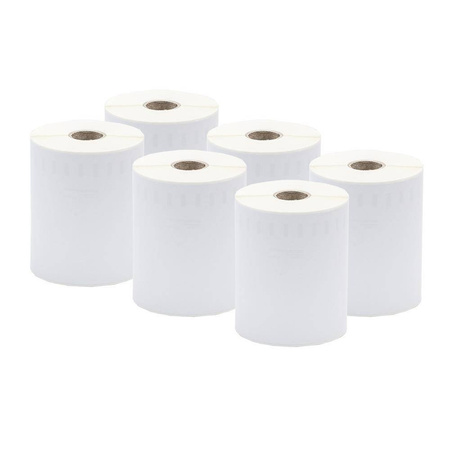 Etykiety Dymo 104 × 159 mm białe papierowe (4XL) S0904980 Pakiet 6 sztuk