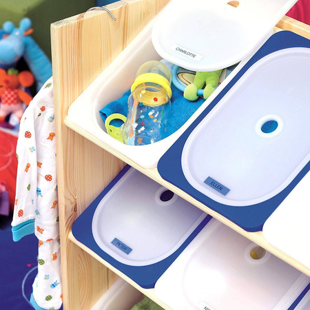 Taśma Dymo 40916 D1 9mm x 7m niebieska/czarny nadruk