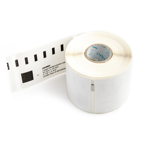 Etykiety Dymo 99015 54mm x 70mm białe papierowe S0722440 1 x 320szt. bez oryginalnego opakowania