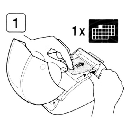 Dymo S0722660 Etykieta czyszcząca głowicę (1 szt.)