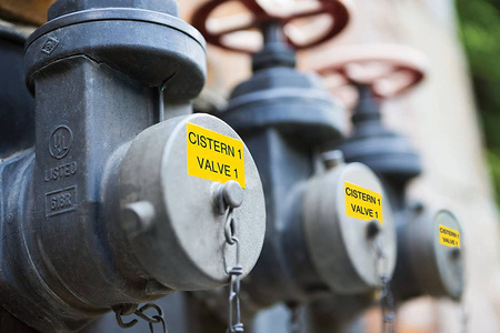 Taśma XTL 54mm x 7m żółta/czarny nadruk winylowa trwała 1868775