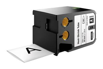 DYMO XTL 1.8m rurki termokurczliwej ciągłej (54 mm) na kabel o średnicy Min. 11.4mm – Max. 34.2mm biała/czarny nadruk 1868812