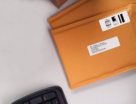 Etykiety Dymo 2 x 260 99012 36mm x 89mm białe papierowe S0722400