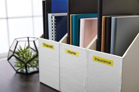 Taśma Dymo D1 12mmx7m żółta/czarny S0720580 OEM