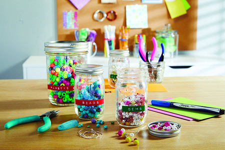 Taśma Dymo 3D 9mm x 3m mix czarna czerwona niebieska do wytłaczarek blister S0847750