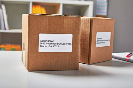 Mega Rolki Etykiet Dymo 102mm x 59mm białe papierowe (Dla modelu 4XL) S0947420 2 x 575