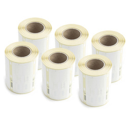 Komplet etykiet  411351 jubilerskie 10 mm x 50 mm białe polipropylenowe 6 sztuk