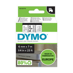 Taśma Dymo 43610 D1 6mm x 7m przezroczysta/czarny nadruk S0720770