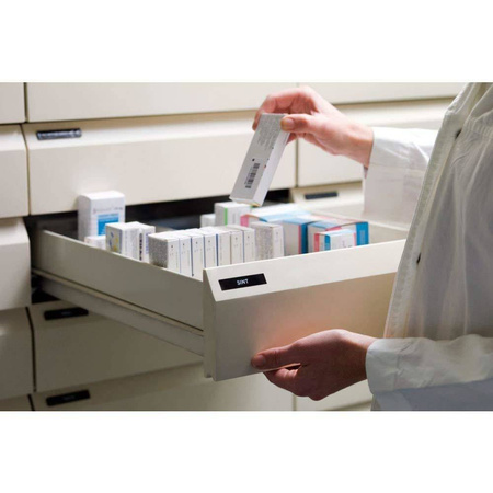 Taśma Dymo 45811 D1 19mm x 7m czarna/biały nadruk S0720910