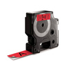 Taśma Dymo 45807 D1 19mm x 7m czerwony/czarny nadruk