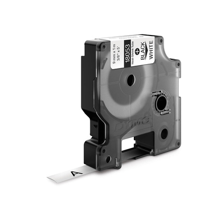 Rurka termokurczliwa Dymo 18053 9mm x 1.5m biała/czarny nadruk