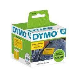 Dymo 2133400 Etykieta  54x101mm (220szt.) żółta