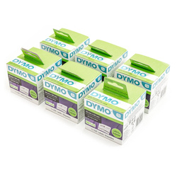 Etykiety Dymo 99014 54mm x 101mm białe papierowe S0722430 Pakiet 6 sztuk