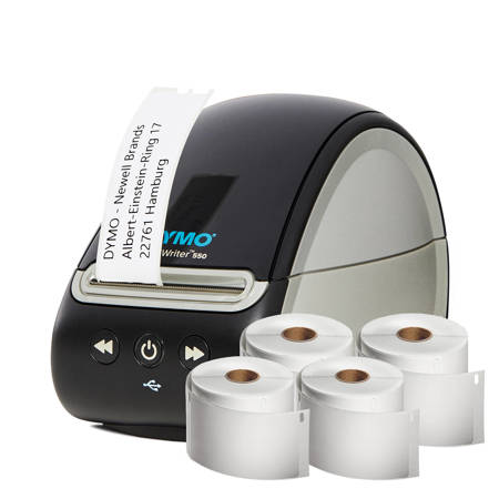 Drukarka 2147591 Dymo LabelWriter 550 ValuePack (drukarka + 4 rolki różnych  etykiet)