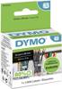 Etykiety Dymo 1 x 1000 11353 13mm x 25mm białe papierowe S0722530